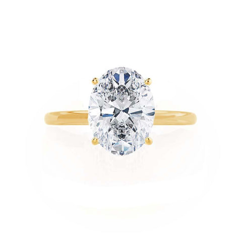1.50 CT Oval Shaped Moissanite Solitaire Style Engagement Ring 5 1.50 CT Oval Shaped Moissanite Solitaire Style Engagement Ring 5