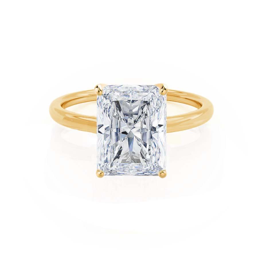Radiant Solitaire Lab Grown Diamond Engagement Ring