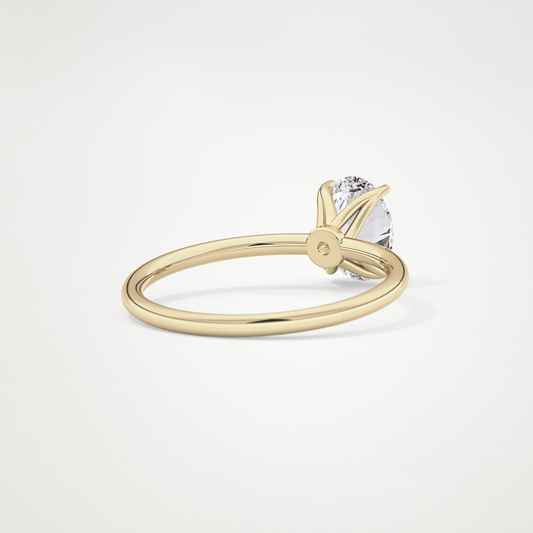 Oval Solitaire Lab Grown Diamond Engagement Ring