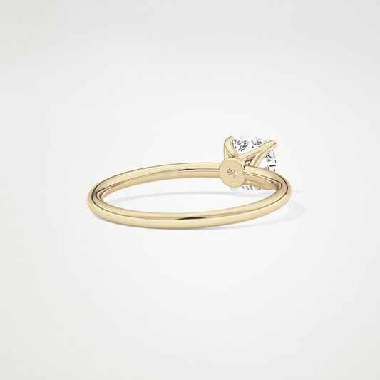 Cushion Solitaire Lab Grown Diamond Engagement Ring