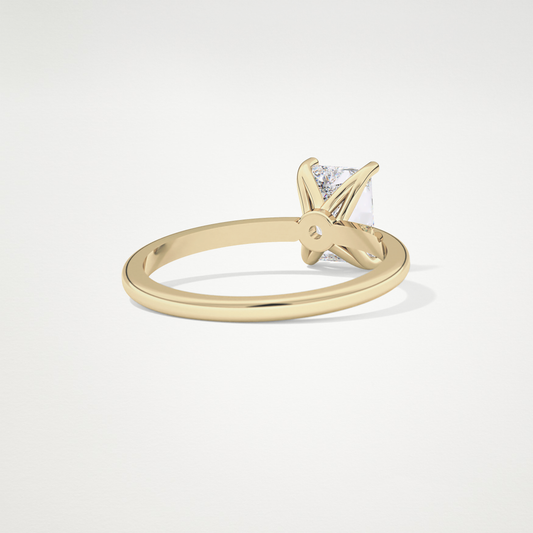 Radiant Solitaire Lab Grown Diamond Engagement Ring