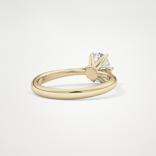 Oval Solitaire Lab Grown Diamond Engagement Ring