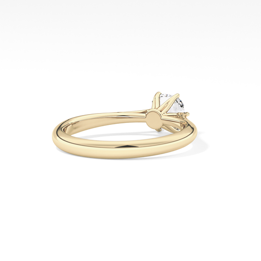 Cushion Solitaire Lab Grown Diamond Engagement Ring