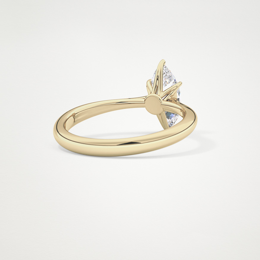 Marquise Solitaire Lab Grown Diamond Engagement Ring