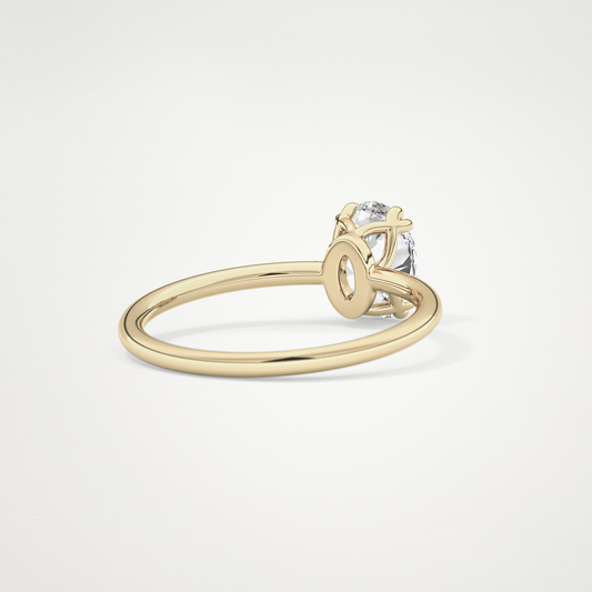 Oval Solitaire Lab Grown Diamond Engagement Ring