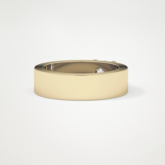 0.59 CT Round Lab Grown Diamond Wedding Band