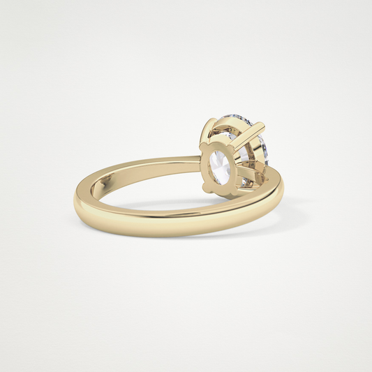 Oval Solitaire Lab Grown Diamond Engagement Ring