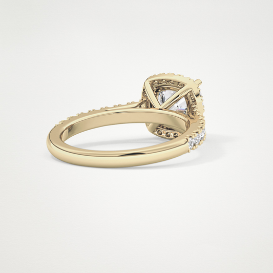 0.31 TCW Round Half Eternity Lab Grown Diamond Wedding Band