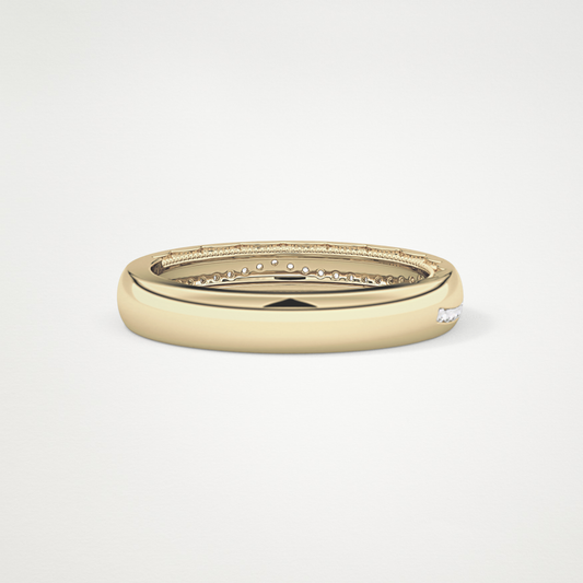 0.08 TCW Round Multistone Lab Grown Diamond Wedding Band