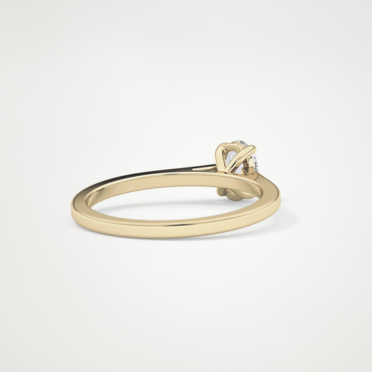 Oval Solitaire Lab Grown Diamond Engagement Ring
