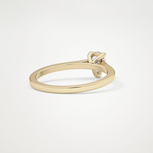 Pear 0.35 Solitaire Lab Grown Diamond Engagement Ring