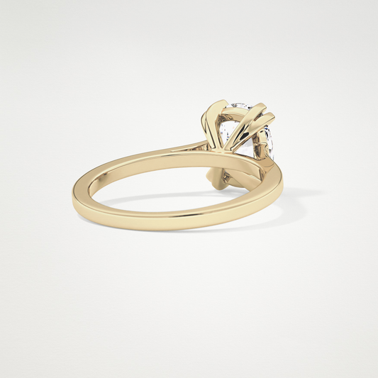 Cushion Solitaire Lab Grown Diamond Engagement Ring