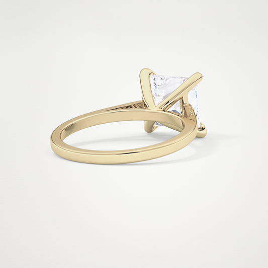Princess Solitaire Lab Grown Diamond Engagement Ring