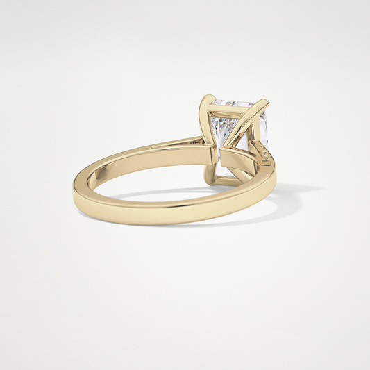 Radiant Solitaire Lab Grown Diamond Engagement Ring