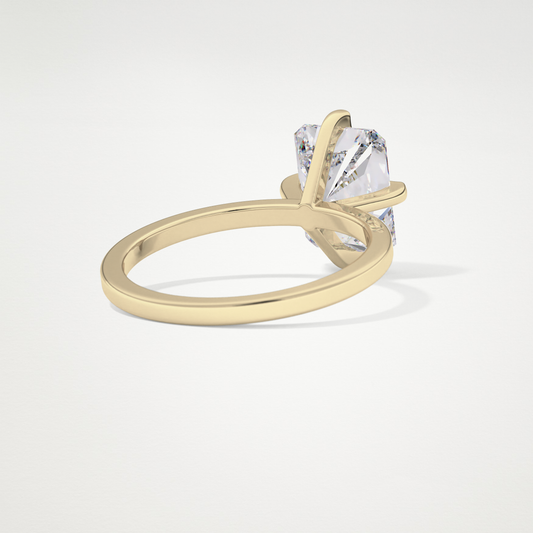 Radiant Solitaire Lab Grown Diamond Engagement Ring