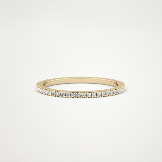 0.20 TCW Round Lab Grown Diamond Wedding Band