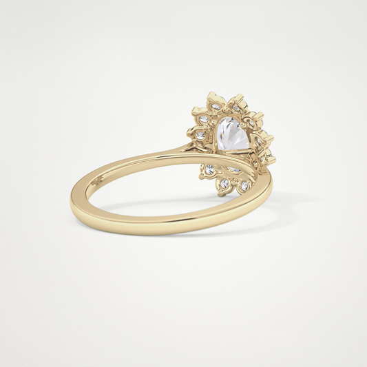 Oval Halo Lab Grown Diamond Engagement Ring