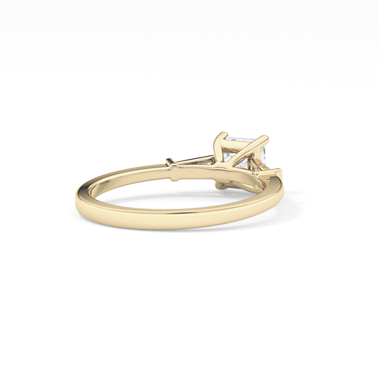 Princess Three Stone Lab Grown Diamond Engagement Ring