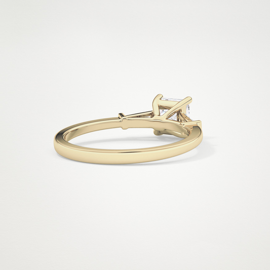Princess Three Stone Lab Grown Diamond Engagement Ring