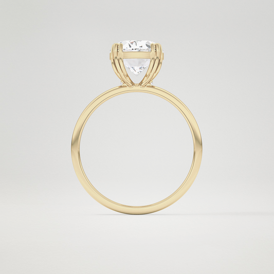Oval Solitaire Lab Grown Diamond Engagement Ring