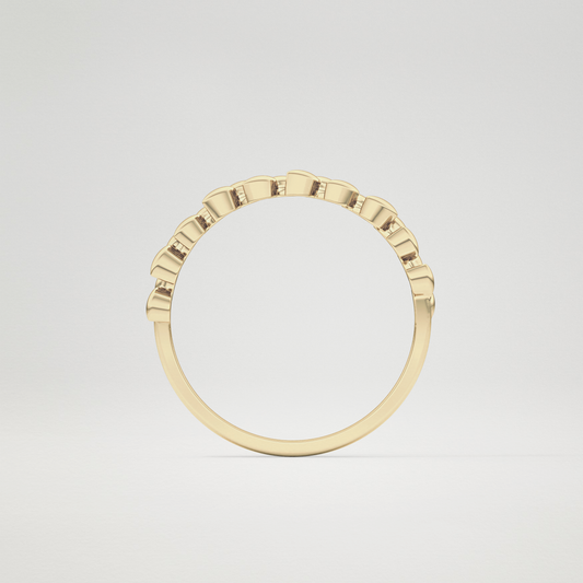 Nature Inspired Wedding Band
