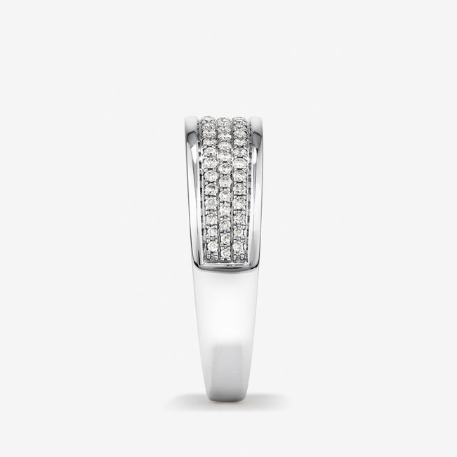 0.30 TCW Round Lab Grown Diamond Channel Setting Men's Wedding Band