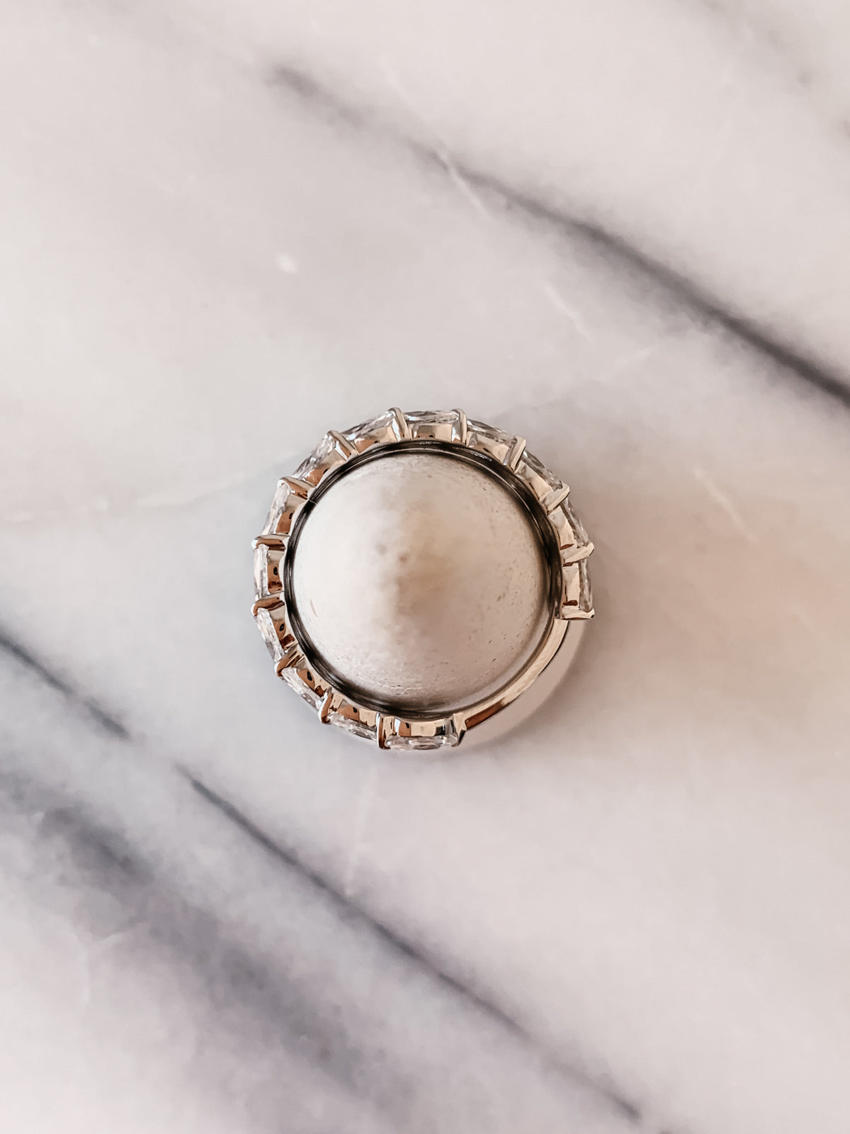 7.5 CT Marquise Shaped Lab Grown Diamond Wedding Band