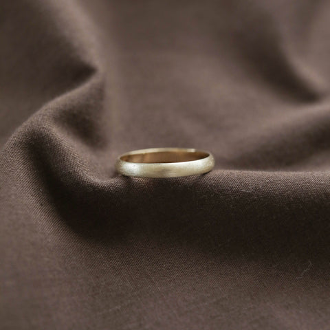 Satin-Finish Regular Yellow Gold Men's Band 6 Satin-Finish Regular Yellow Gold Men's Band 6