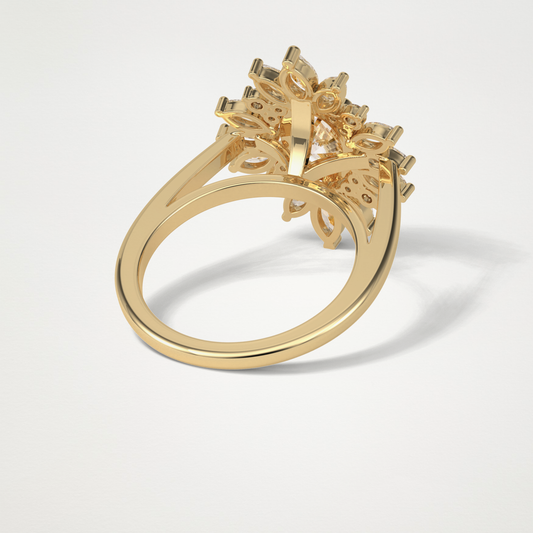 Oval Halo Lab Grown Diamond Engagement Ring