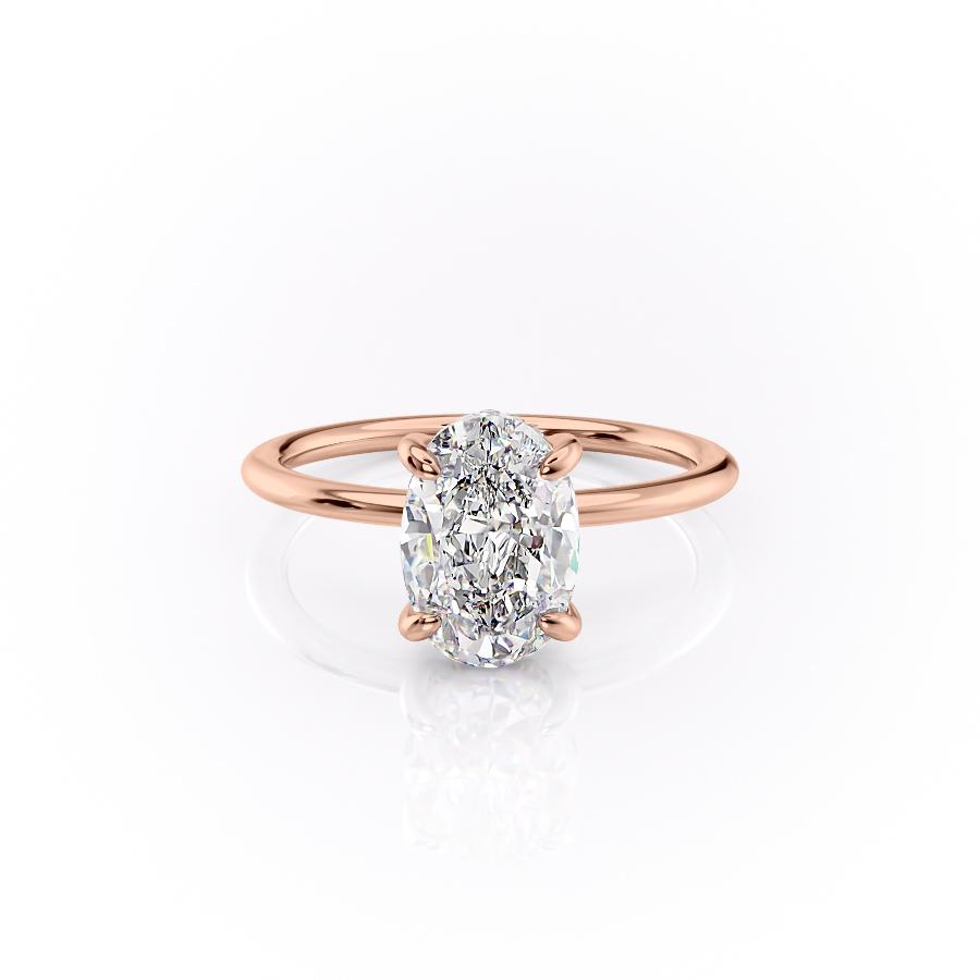 2.10 CT Oval Cut Solitaire Style Moissanite Engagement Ring 12 2.10 CT Oval Cut Solitaire Style Moissanite Engagement Ring 12