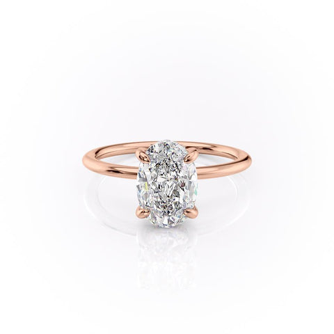 2.10 CT Oval Cut Solitaire Style Moissanite Engagement Ring 12 2.10 CT Oval Cut Solitaire Style Moissanite Engagement Ring 12