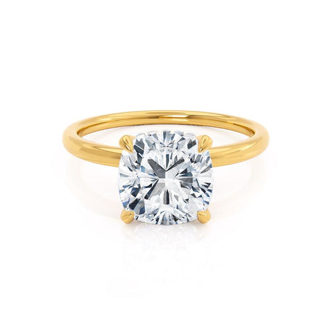 1.70 CT Cushion Shaped Moissanite Hidden Halo Style Engagement Ring 2 1.70 CT Cushion Shaped Moissanite Hidden Halo Style Engagement Ring 2