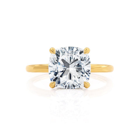 1.70 CT Cushion Shaped Moissanite Hidden Halo Style Engagement Ring 3 1.70 CT Cushion Shaped Moissanite Hidden Halo Style Engagement Ring 3