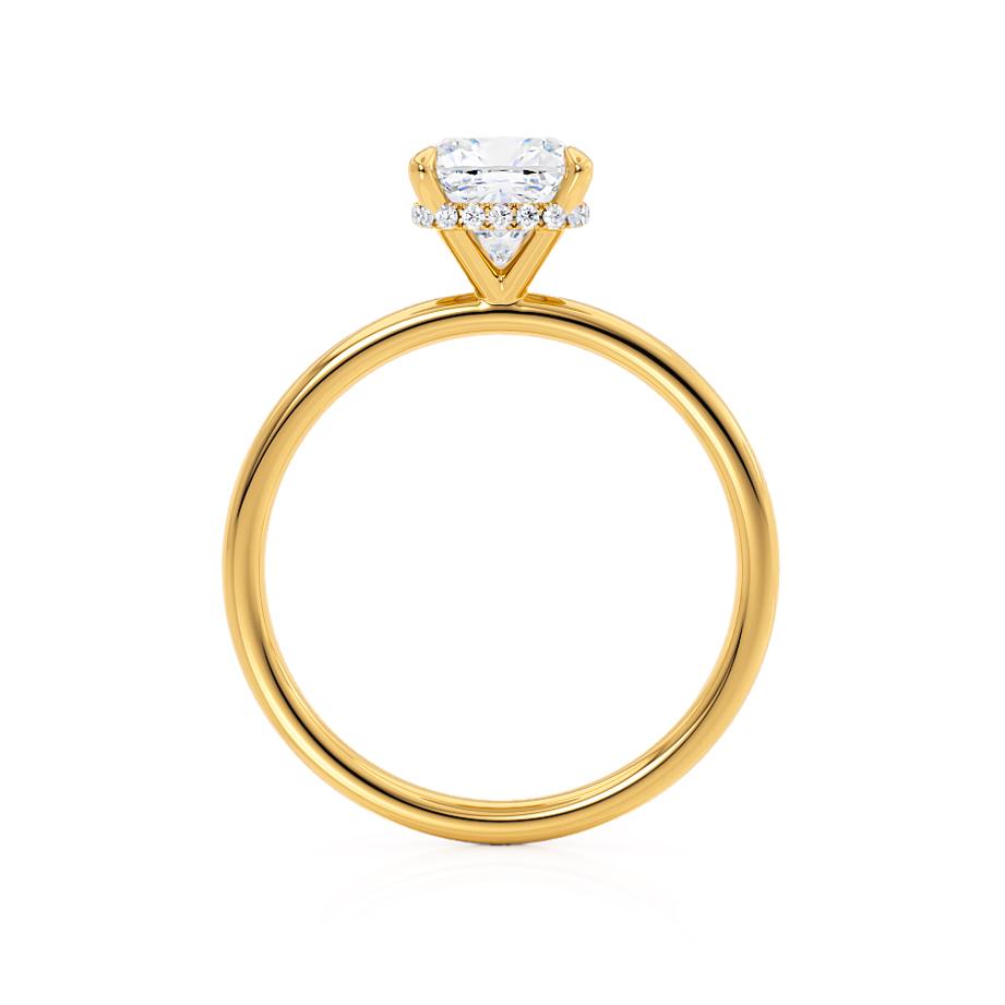 1.70 CT Cushion Shaped Moissanite Hidden Halo Style Engagement Ring 5 1.70 CT Cushion Shaped Moissanite Hidden Halo Style Engagement Ring 5