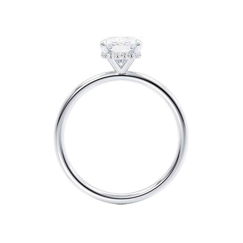 1.50 CT Elongated Cushion Shaped Moissanite Hidden Halo Engagement Ring 6 1.50 CT Elongated Cushion Shaped Moissanite Hidden Halo Engagement Ring 6