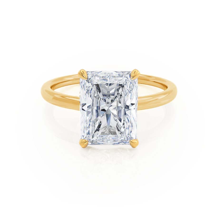 1.80 CT Radiant Shaped Moissanite Hidden Halo Style Engagement Ring 1 1.80 CT Radiant Shaped Moissanite Hidden Halo Style Engagement Ring 1