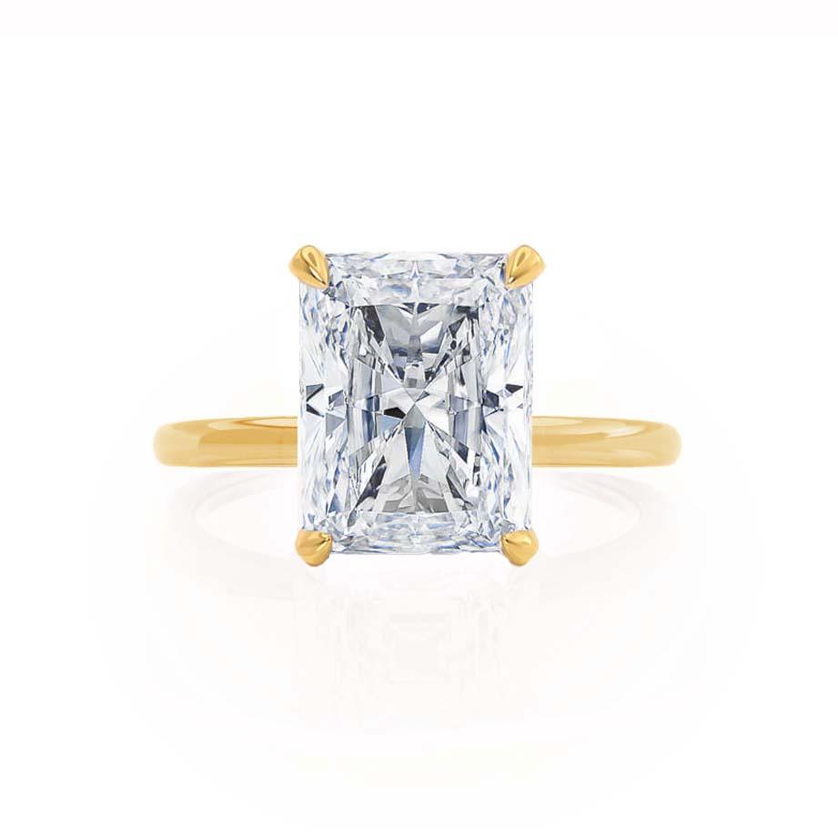 1.80 CT Radiant Shaped Moissanite Hidden Halo Style Engagement Ring 3 1.80 CT Radiant Shaped Moissanite Hidden Halo Style Engagement Ring 3
