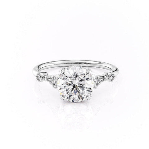 1.35 CT Round Cut Solitaire Moissanite Engagement Ring 9 1.35 CT Round Cut Solitaire Moissanite Engagement Ring 9