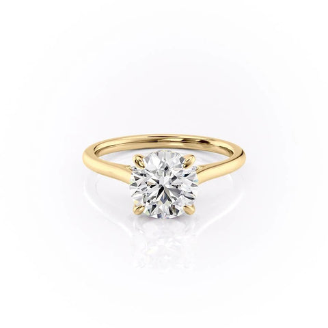 1.60 CT Round Cut Solitaire Hidden Halo Setting Moissanite Engagement Ring 11 1.60 CT Round Cut Solitaire Hidden Halo Setting Moissanite Engagement Ring 11