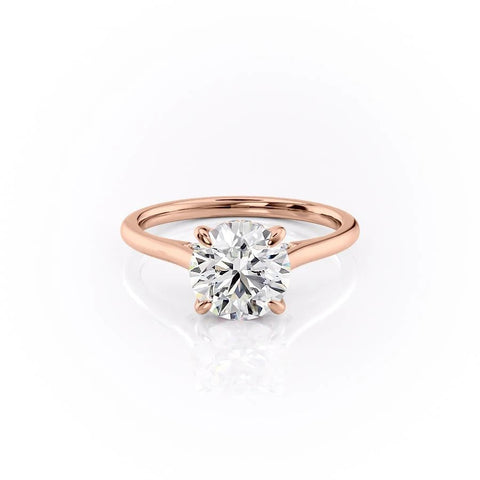 1.60 CT Round Cut Solitaire Hidden Halo Setting Moissanite Engagement Ring 12 1.60 CT Round Cut Solitaire Hidden Halo Setting Moissanite Engagement Ring 12