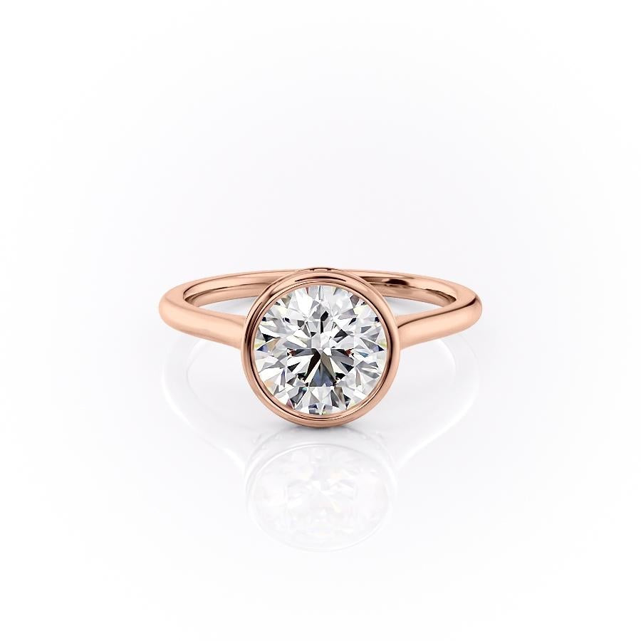 1.60 CT Round Cut Bezel Solitaire Moissanite Engagement Ring 12 1.60 CT Round Cut Bezel Solitaire Moissanite Engagement Ring 12
