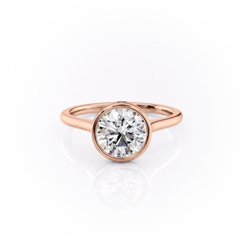 1.60 CT Round Cut Bezel Solitaire Moissanite Engagement Ring 12 1.60 CT Round Cut Bezel Solitaire Moissanite Engagement Ring 12