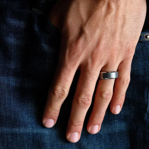 Brushed Finish Classic Wedding Band For Men 17 Brushed Finish Classic Wedding Band For Men 17