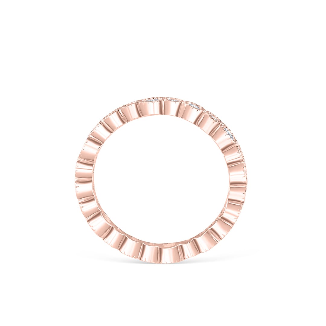 0.20 TCW Round Cut Full Eternity Moissanite Wedding Band 6 0.20 TCW Round Cut Full Eternity Moissanite Wedding Band 6
