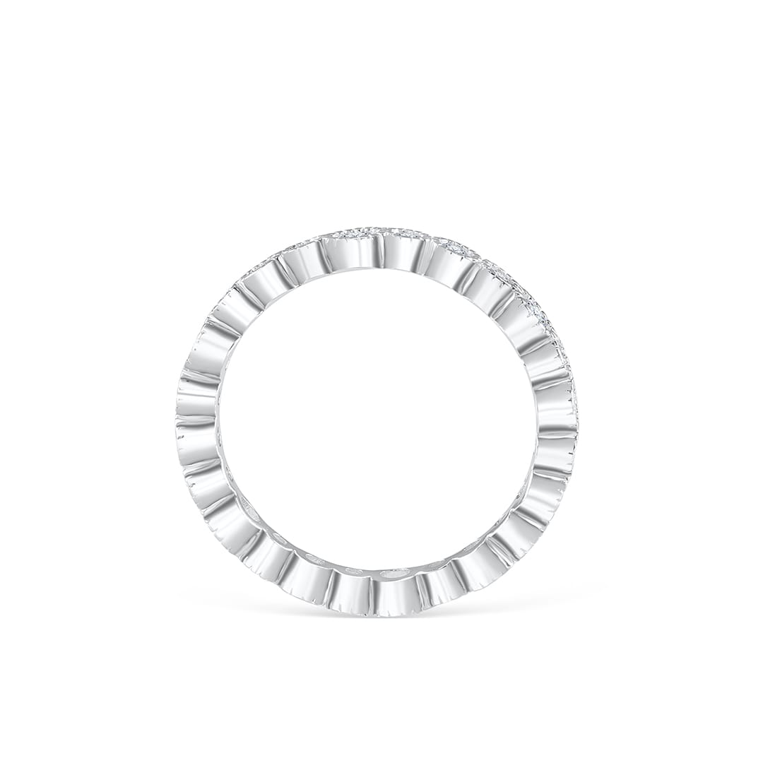 0.20 TCW Round Cut Full Eternity Moissanite Wedding Band 4 0.20 TCW Round Cut Full Eternity Moissanite Wedding Band 4