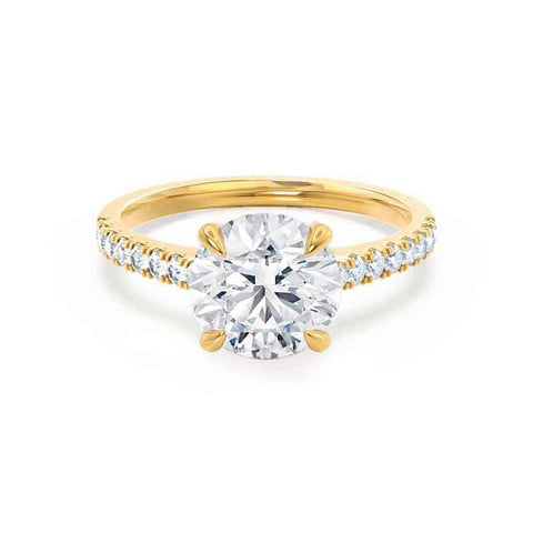 1.20 CT Round Shaped Moissanite Solitaire Engagement Ring 3 1.20 CT Round Shaped Moissanite Solitaire Engagement Ring 3