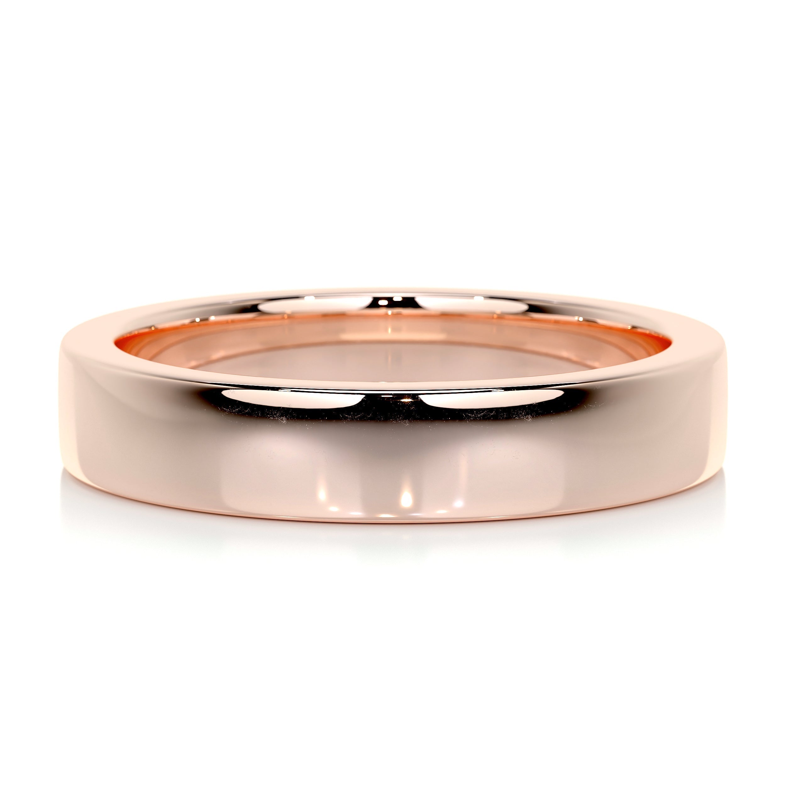 Polished Finish Yellow Gold Classic Men's Band 7 Polished Finish Yellow Gold Classic Men's Band 7