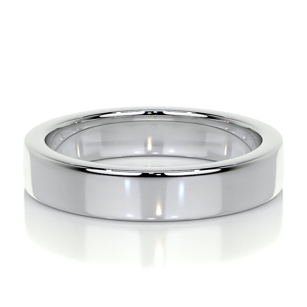 Polished Finish Yellow Gold Classic Men's Band 12 Polished Finish Yellow Gold Classic Men's Band 12