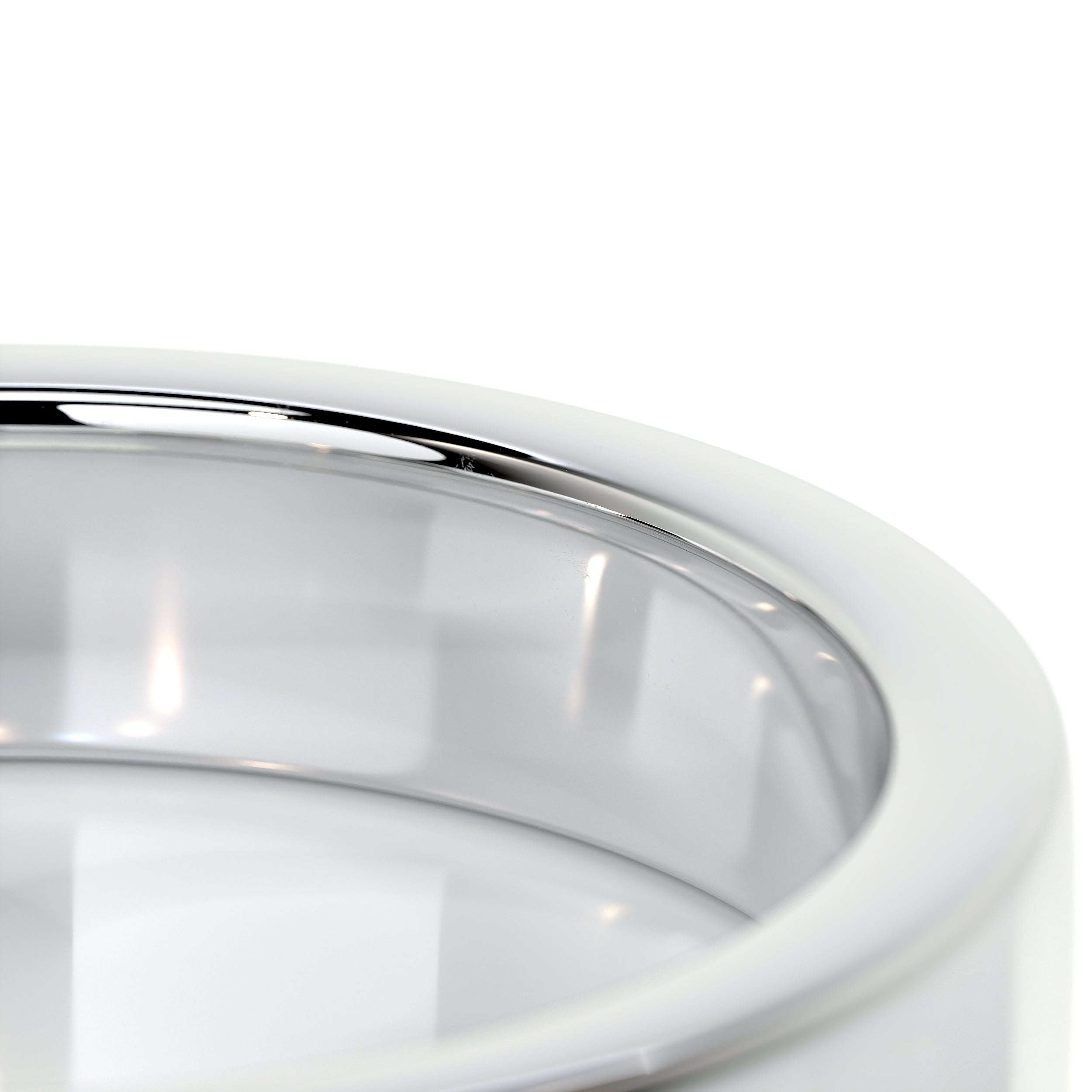 Polished Finish Yellow Gold Classic Men's Band 15 Polished Finish Yellow Gold Classic Men's Band 15