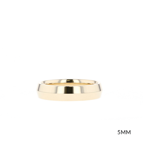 Polished Finish Yellow Gold Regular Men's Wedding Band 16 Polished Finish Yellow Gold Regular Men's Wedding Band 16